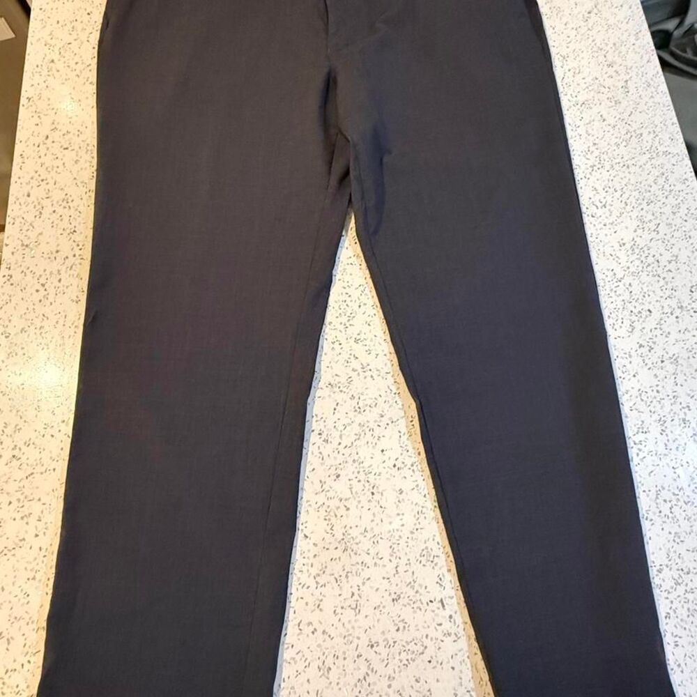 Michael-kors Men's Grey and Black Trousers